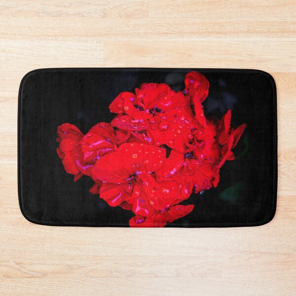 Item preview, Fiery Geranuim - Vivid Rainy Blossom designed and sold by TheScarletLens.