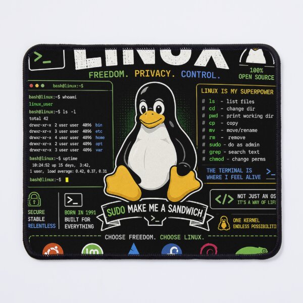 Item preview, Linux – Freedom, Privacy & Control designed and sold by Kushwaha18.