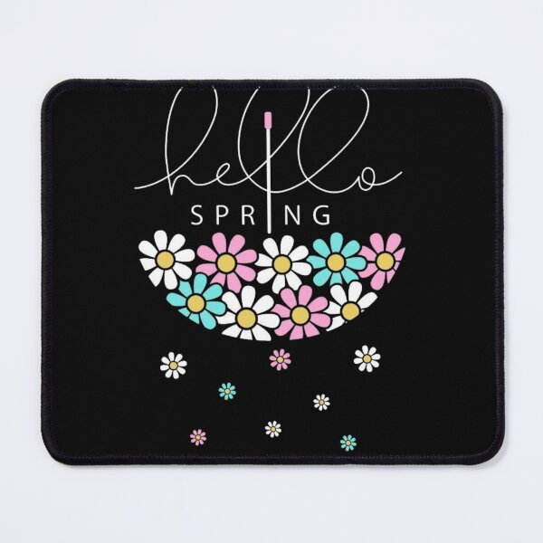 Item preview, Hello Spring | Floral Flower Typography Spring Season Design designed and sold by RajDeals.