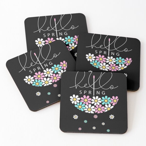 Item preview, Hello Spring | Floral Flower Typography Spring Season Design designed and sold by RajDeals.