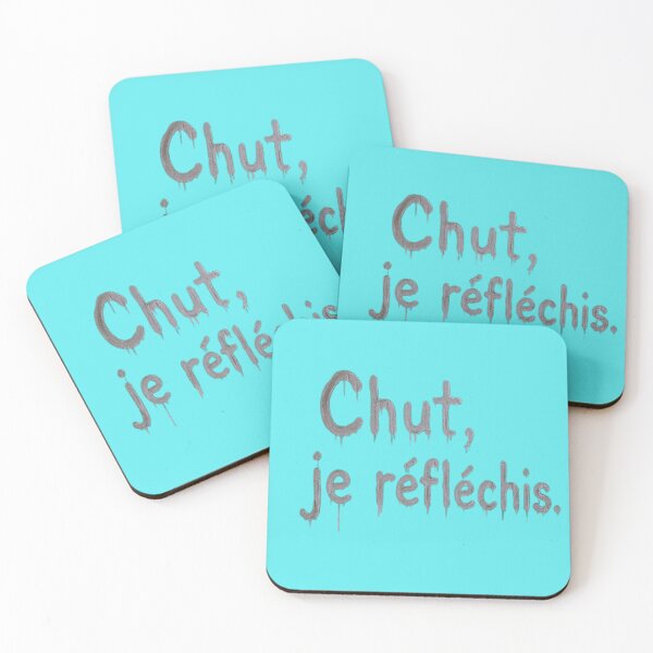 Item preview, Chut, je réfléchis designed and sold by Catfcreations.