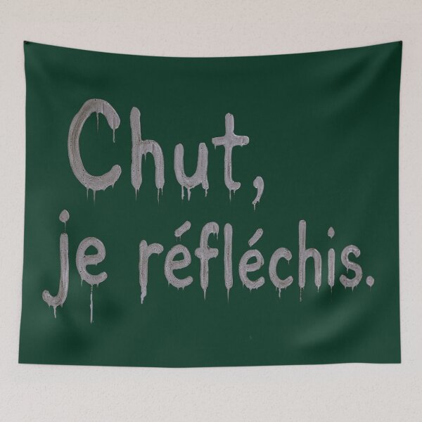 Aperçu de l'œuvre Chut, je réfléchis.  créée et vendue par Catfcreations.