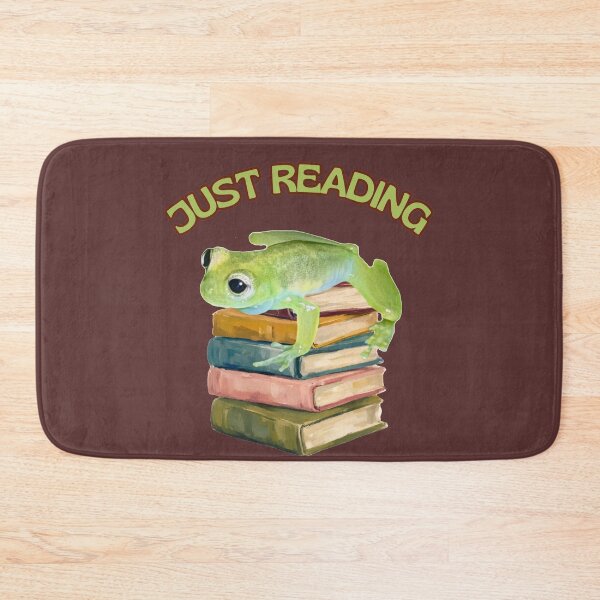 Item preview, Just Reading Frog Vintage Bookworm designed and sold by PaniKulka.