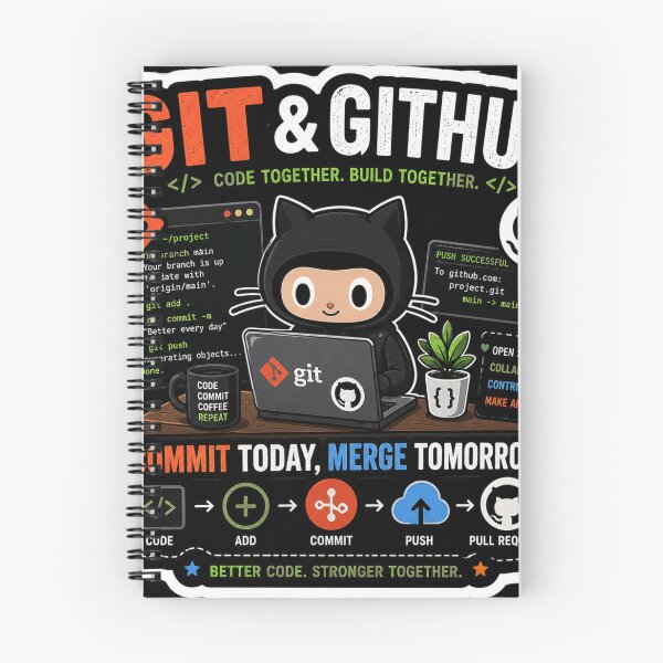 Item preview, Git & GitHub – Commit Today, Merge Tomorrow designed and sold by Kushwaha18.