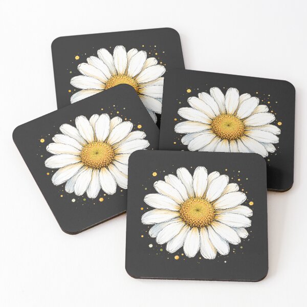 Item preview, White Daisy Watercolor Art – Elegant Botanical Floral Illustration designed and sold by ColorSplash123.