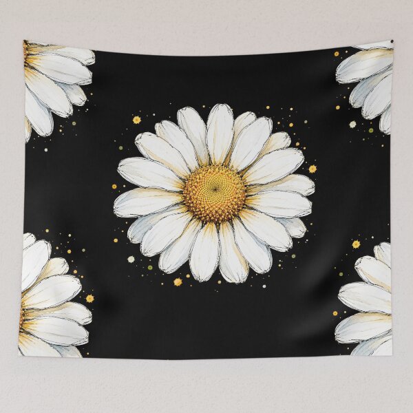 Item preview, White Daisy Watercolor Art – Elegant Botanical Floral Illustration designed and sold by ColorSplash123.