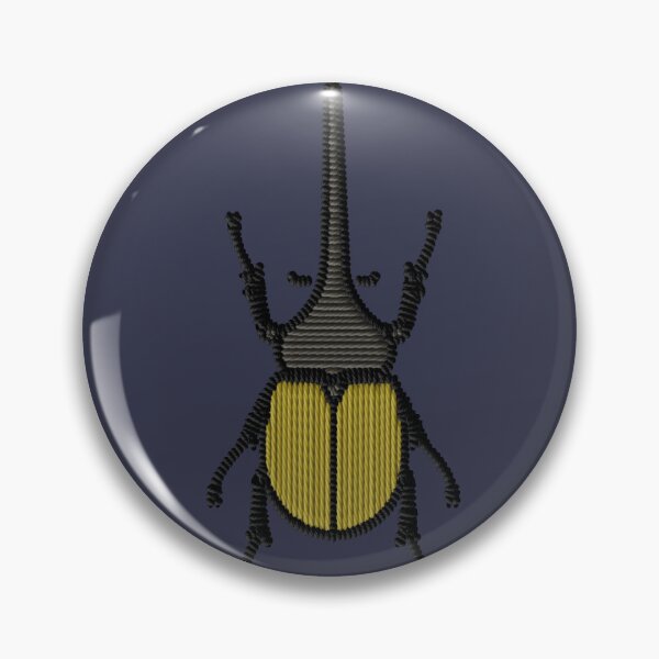 Item preview, Hercules Beetle Embroidery Patch Sticker designed and sold by · GAMING SOUL ·.