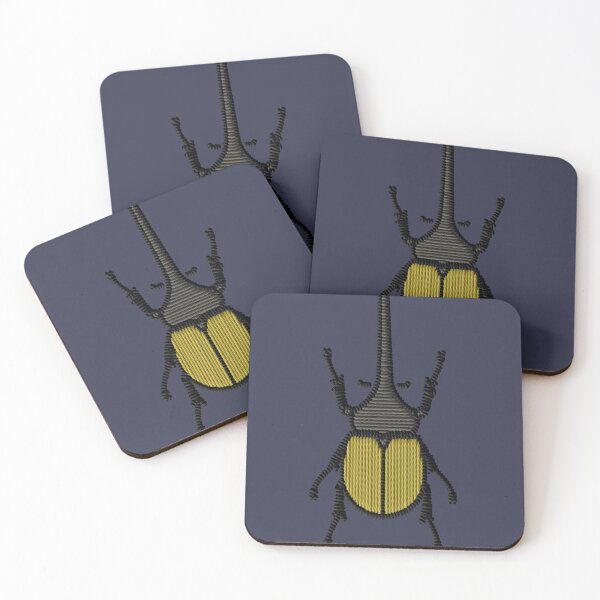 Item preview, Hercules Beetle Embroidery Patch Sticker designed and sold by · GAMING SOUL ·.
