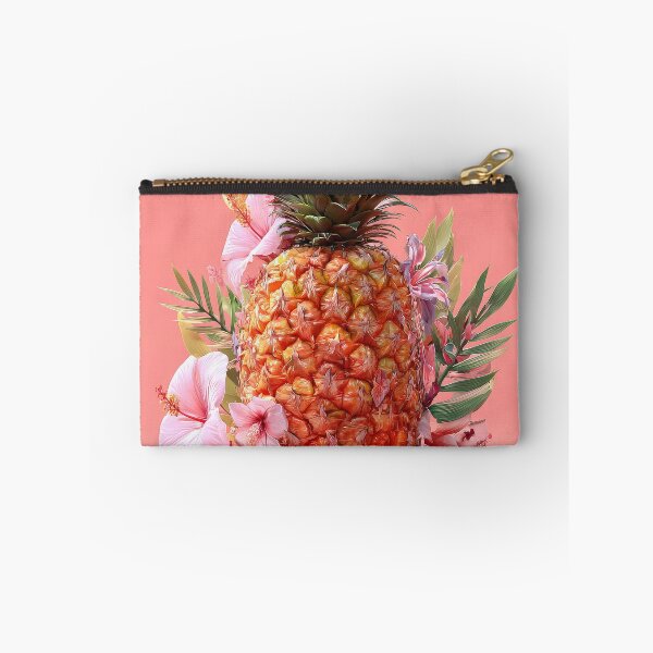 Item preview, Pineapple Tropical Fruits and Flowers designed and sold by Grafititee.
