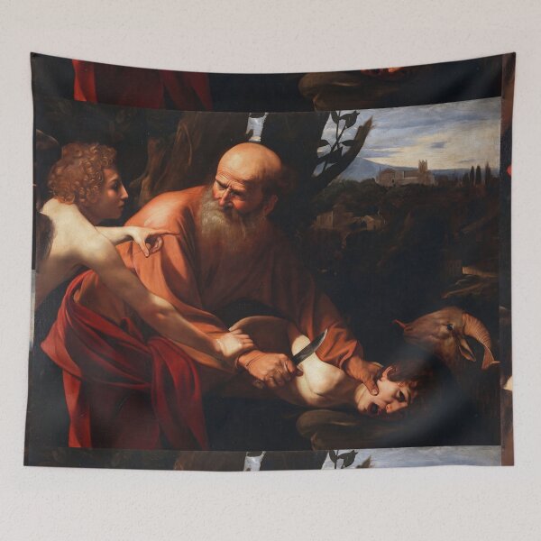 Item preview, The Sacrifice of Isaac Biblical Scene designed and sold by artofuniverse.