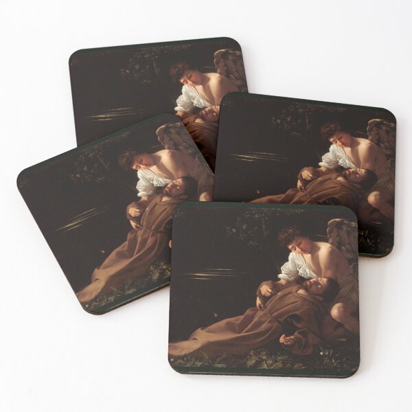 Item preview, Saint Francis in Ecstasy with Angel designed and sold by artofuniverse.