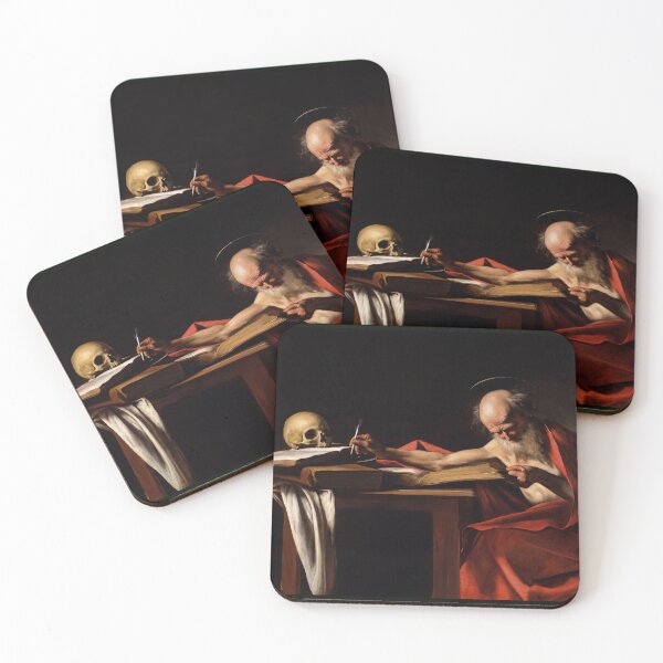 Item preview, Saint Jerome Writing With Skull designed and sold by artofuniverse.
