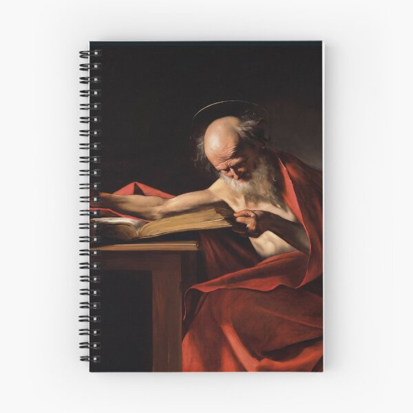 Item preview, Saint Jerome Writing With Skull designed and sold by artofuniverse.