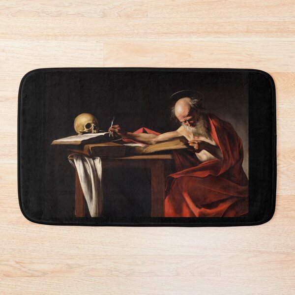 Item preview, Saint Jerome Writing With Skull designed and sold by artofuniverse.