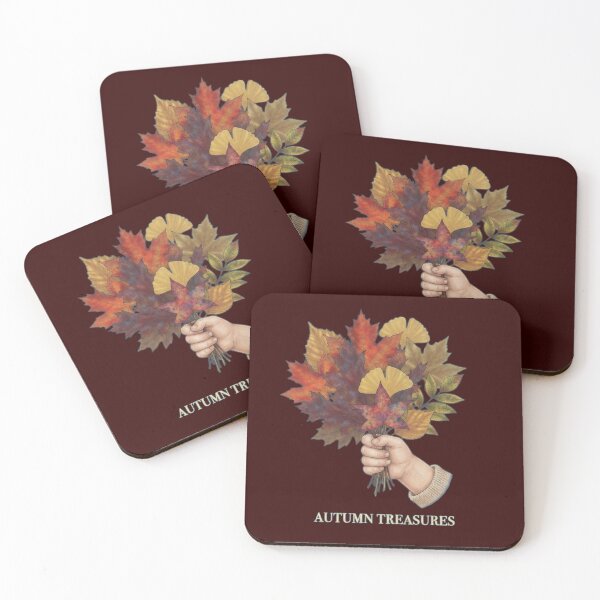 Item preview, Autumn Treasures - Hand Holding Fall Foliage Bouquet Art designed and sold by Evelashop.