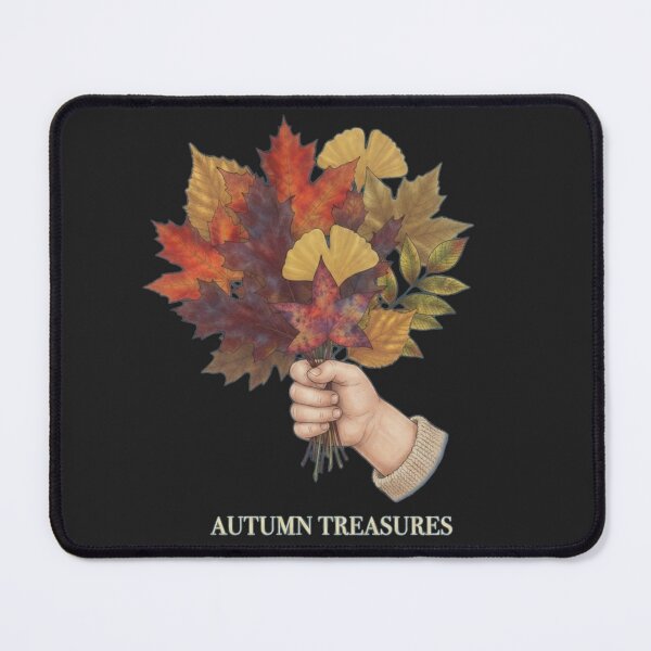 Item preview, Autumn Treasures - Hand Holding Fall Foliage Bouquet Art designed and sold by Evelashop.
