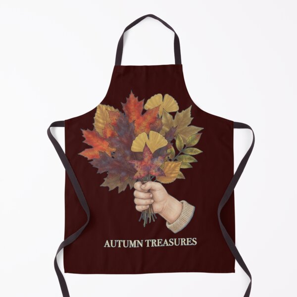 Item preview, Autumn Treasures - Hand Holding Fall Foliage Bouquet Art designed and sold by Evelashop.