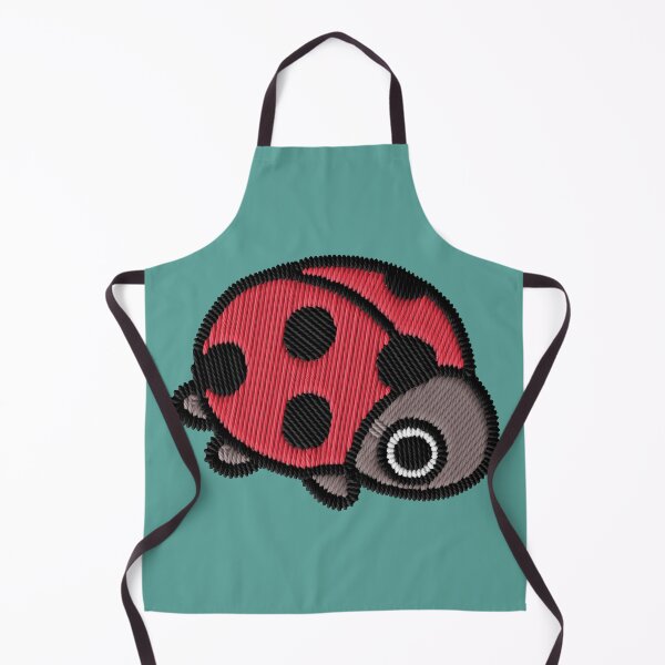 Item preview, Kawaii Ladybug Embroidery Patch Sticker designed and sold by · GAMING SOUL ·.