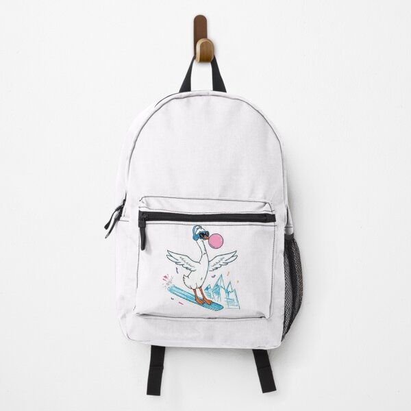 Item preview, Cool Goose Snowboarding with Bubble Gum | Funny Animal Sticker designed and sold by Syrupulse.