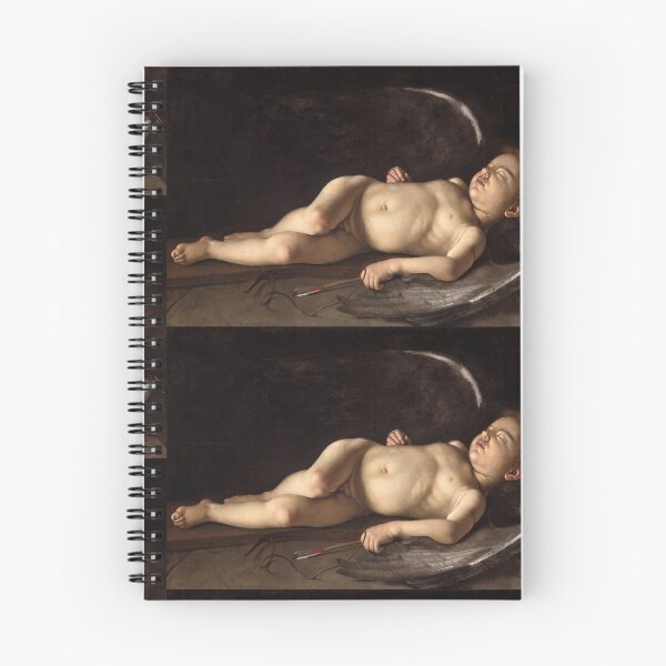 Item preview, Sleeping Cupid With Bow and Arrows designed and sold by artofuniverse.
