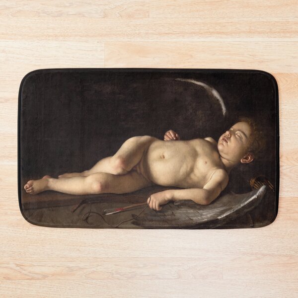 Item preview, Sleeping Cupid With Bow and Arrows designed and sold by artofuniverse.