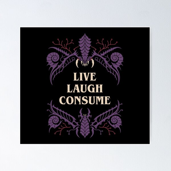 Item preview, Live Laugh Consume Funny Wargaming designed and sold by pixeptional.