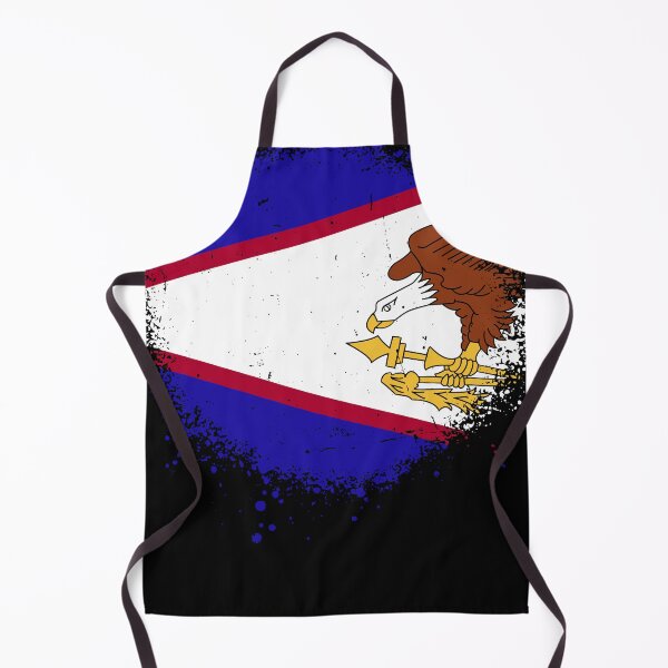Item preview, American Samoa Flag Spray Paint Splatter Style designed and sold by DelfDesign.