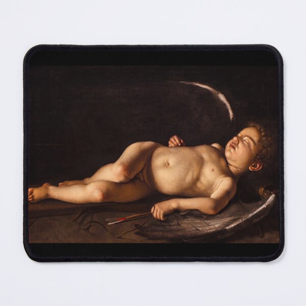 Item preview, Sleeping Cupid With Bow and Arrow designed and sold by artofuniverse.
