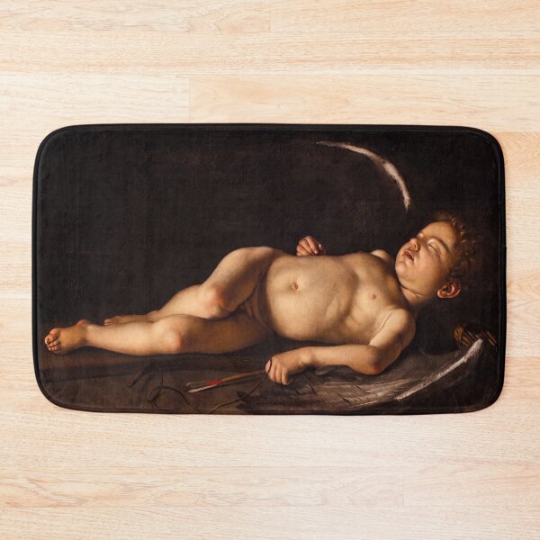 Item preview, Sleeping Cupid With Bow and Arrow designed and sold by artofuniverse.