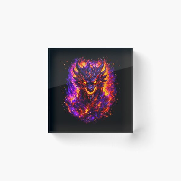 Item preview, Demonic Flame Creature Artwork designed and sold by behappyandrelax.