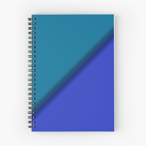 Item preview, Minimalist Teal and Royal Blue Diagonal Split designed and sold by pluielegere.