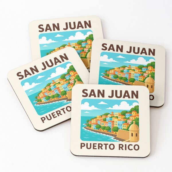 Item preview, San Juan, Puerto Rico - Colorful Old Town designed and sold by Myra365Art.