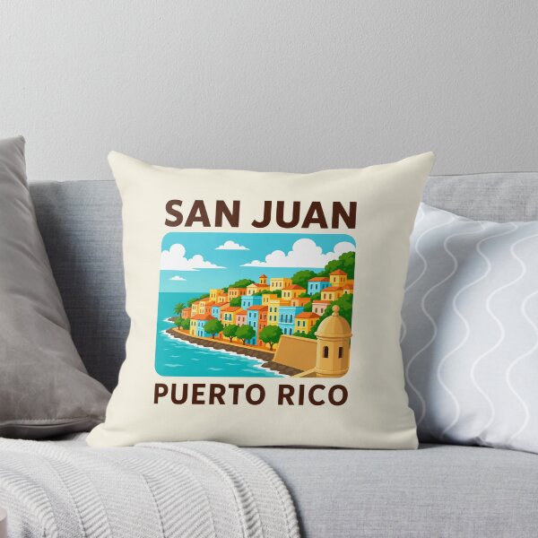 Item preview, San Juan, Puerto Rico - Colorful Old Town designed and sold by Myra365Art.