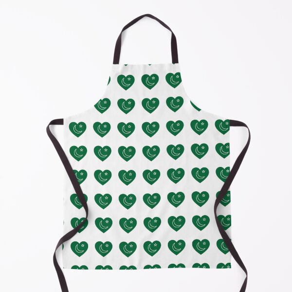 Item preview, Pakistan Heart Crescent Moon Graphic | Patriotic Pakistan Flag Heart Design designed and sold by Rubab Designs.