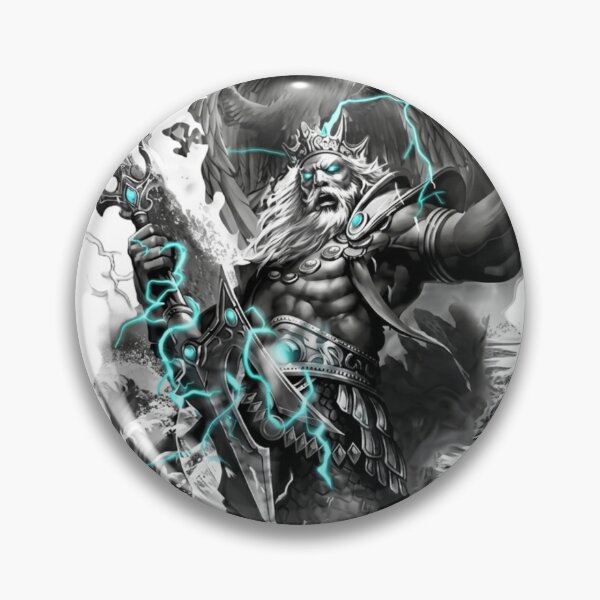 Item preview, Poseidon God Of The Sea Lightning Trident Storm designed and sold by RoyalDeluxGo.