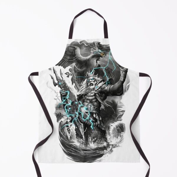 Item preview, Poseidon God Of The Sea Lightning Trident Storm designed and sold by RoyalDeluxGo.
