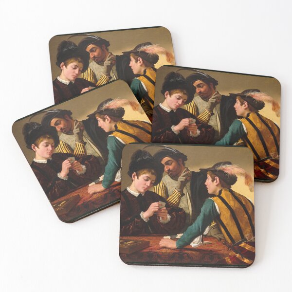 Item preview, The Cardsharps Baroque Card Game Scene designed and sold by artofuniverse.