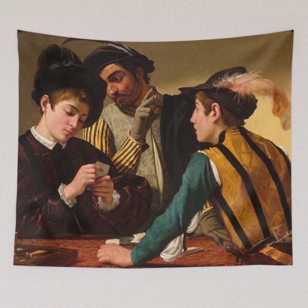 Item preview, The Cardsharps Baroque Card Game Scene designed and sold by artofuniverse.