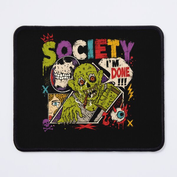 Item preview, Society I'm Done Disillusioned Anti Establishment Social Commentary designed and sold by HumansStuck12.