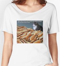 Hot Dog Cat Women's Relaxed Fit T-Shirt