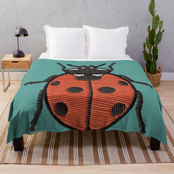 Item preview, Ladybug Embroidery Patch Sticker – Nature Art designed and sold by · GAMING SOUL ·.