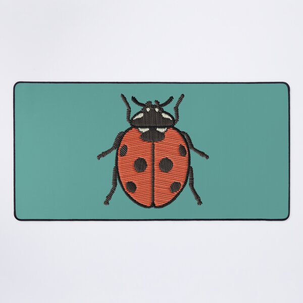 Item preview, Ladybug Embroidery Patch Sticker – Nature Art designed and sold by · GAMING SOUL ·.