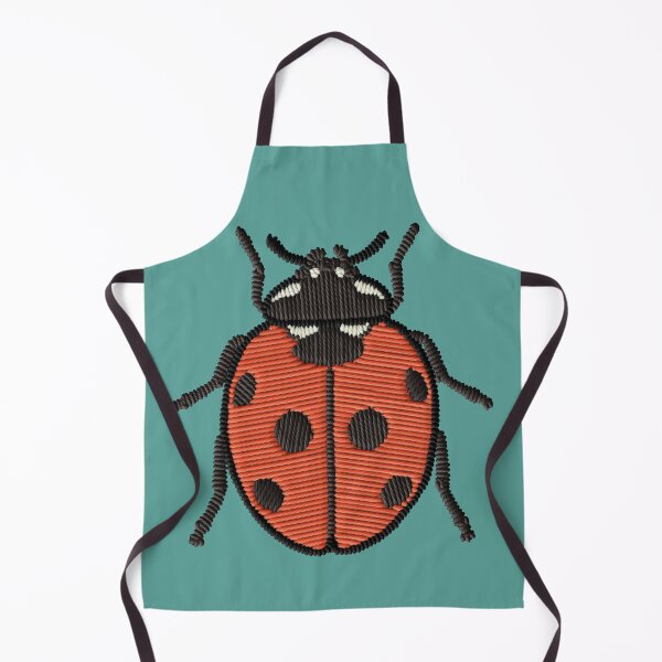 Item preview, Ladybug Embroidery Patch Sticker – Nature Art designed and sold by · GAMING SOUL ·.