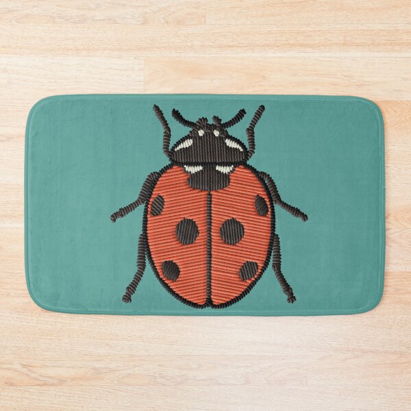 Item preview, Ladybug Embroidery Patch Sticker – Nature Art designed and sold by · GAMING SOUL ·.