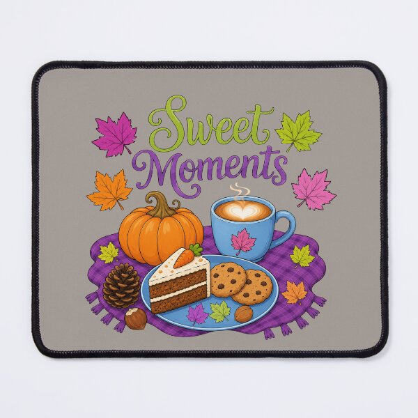 Item preview, Sweet Moments – Cozy Autumn Coffee & Carrot Cake designed and sold by Aimetoi.