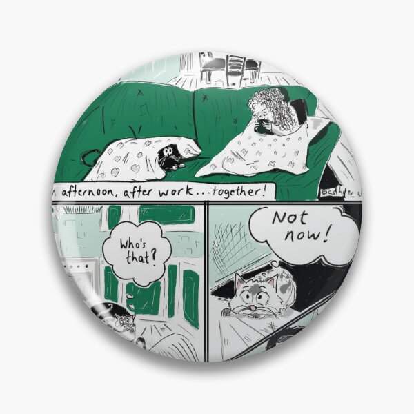 Item preview, Comic of adhd peeps and cats need quiet time. designed and sold by KPlayerAdhder.