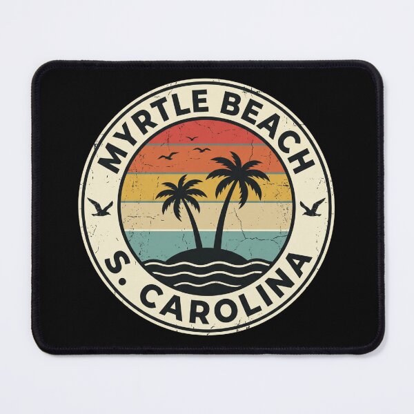 Item preview, Myrtle Beach South Carolina Vintage Surf Travel Vacation Badge designed and sold by dudelinart.