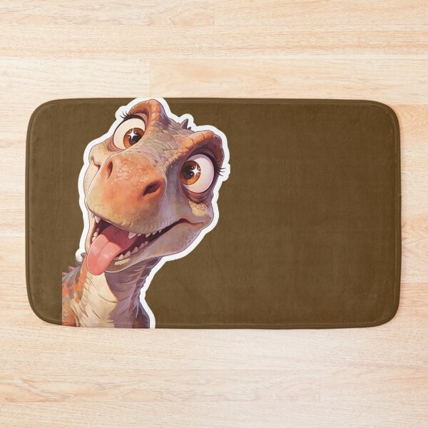 Item preview, Cute Goofy Dinosaur Face designed and sold by KiraChie.