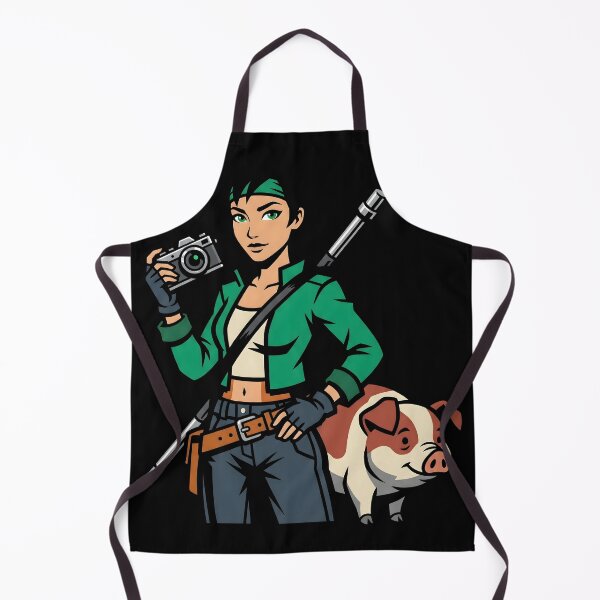 Item preview, Jade And Pey J Beyond Good and Evil Vector Anime Gaming Shirt designed and sold by Senpaiwaves.