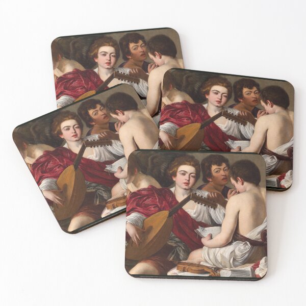 Item preview, Young Musicians With Lute and Violin designed and sold by artofuniverse.